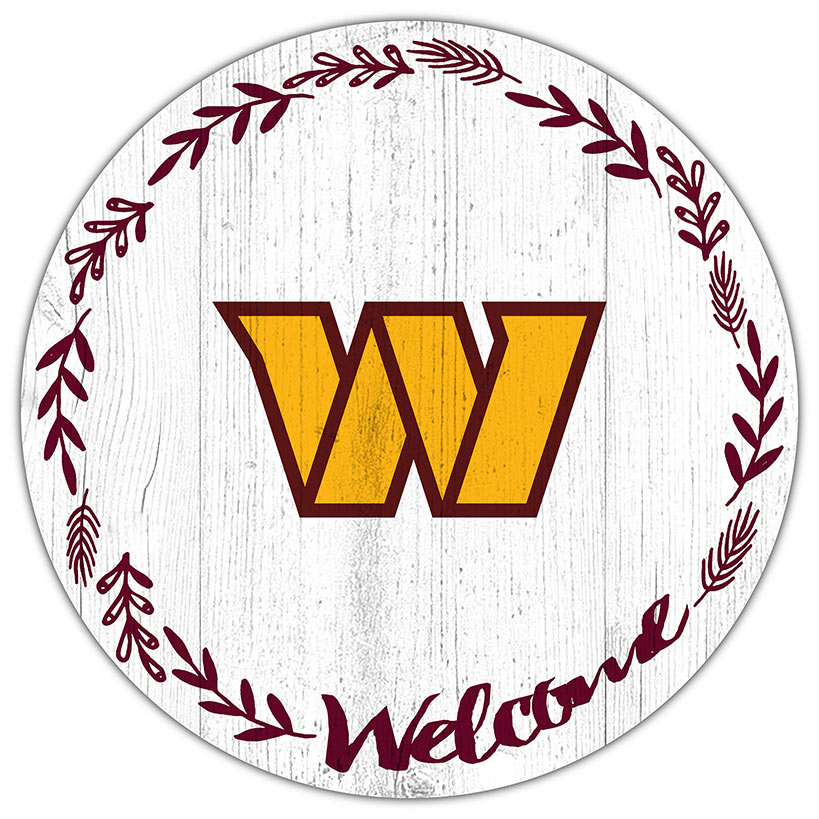 NFL 12" Welcome Circle Sign