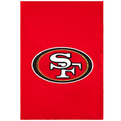 NFL Double-Sided Applique Logo Garden Flag