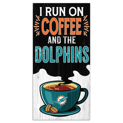 NFL I Run On Coffee Signs