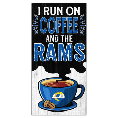 NFL I Run On Coffee Signs