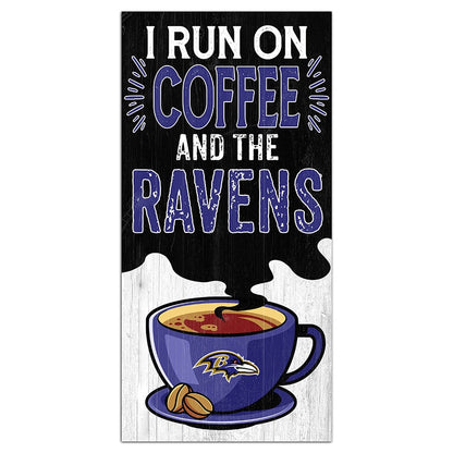 NFL I Run On Coffee Signs