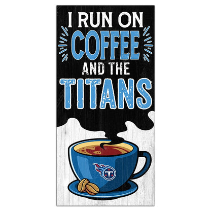 NFL I Run On Coffee Signs