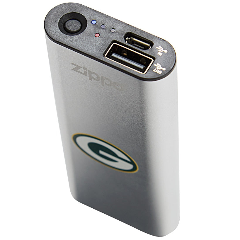 NFL Rechargeable Hand Warmer and Power Bank#select-team_packers
