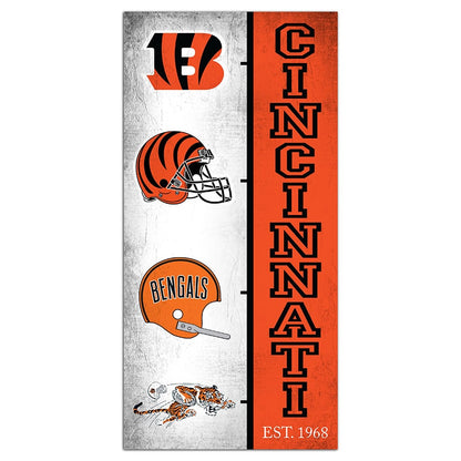 NFL Team Logo History Sign
