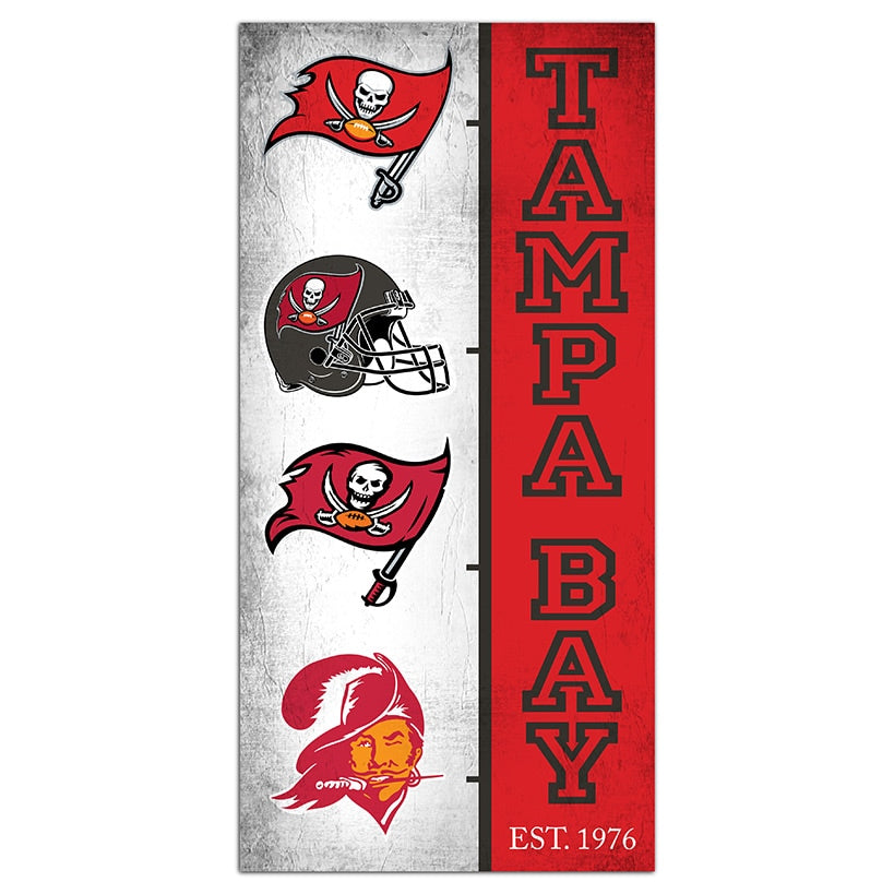 NFL Team Logo History Sign
