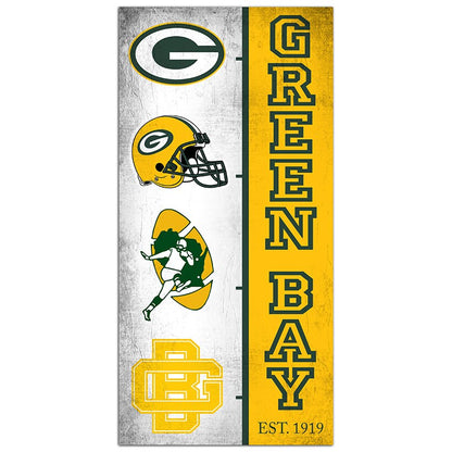 NFL Team Logo History Sign