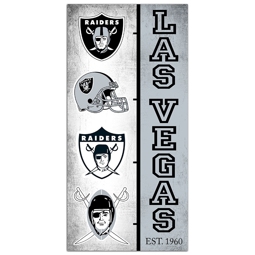 NFL Team Logo History Sign