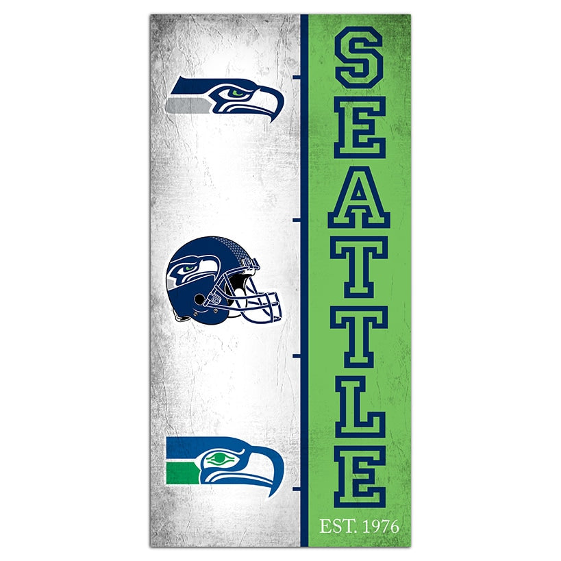NFL Team Logo History Sign