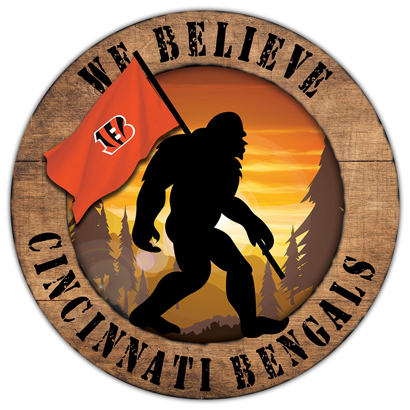 NFL We Believe Bigfoot Sign