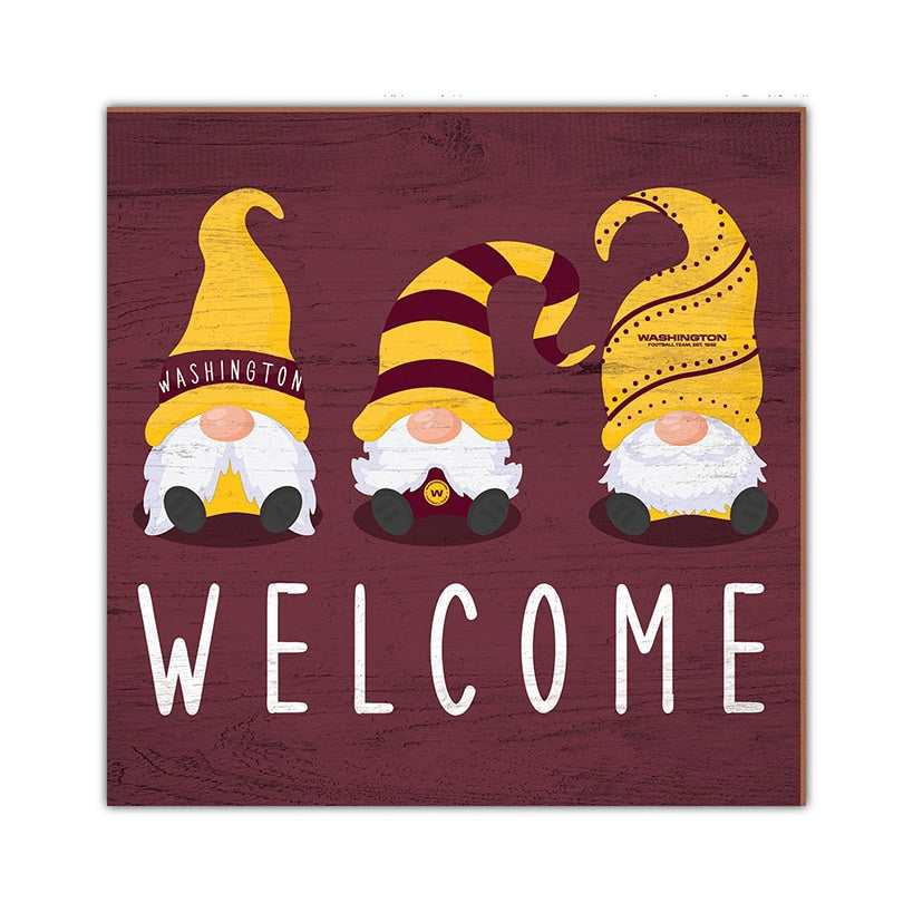 NFL Welcome Gnome Signs