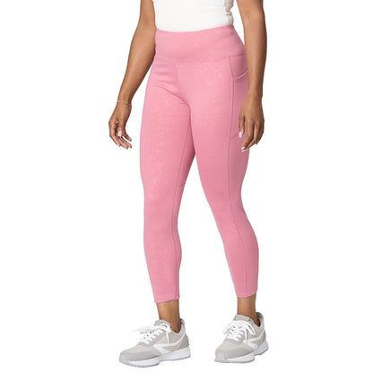 Nicole Miller Women's 7/8 Length Yoga Leggings with Pockets