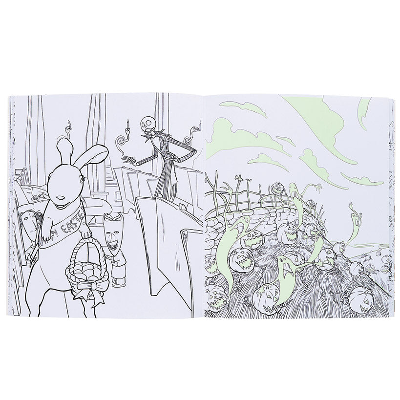 Disney The Nightmare Before Christmas Glow-in-the Dark Coloring Book
