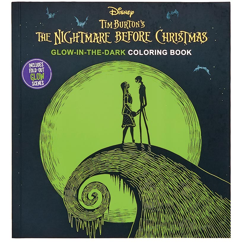 Disney The Nightmare Before Christmas Glow-in-the Dark Coloring Book