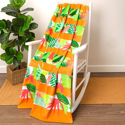 Novelty Beach Towel Cotton Oversized 34x64