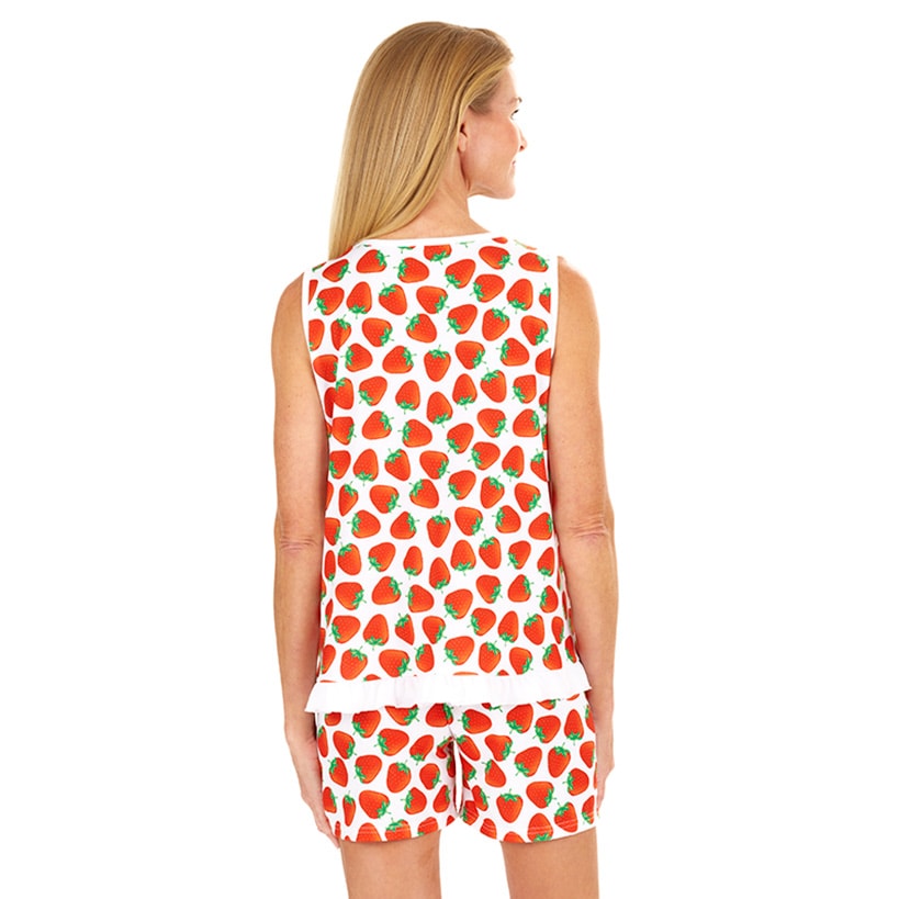 Novelty Print Shorty Pajama Sets