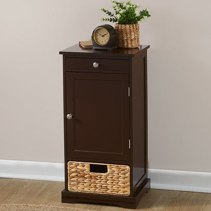 One-Door Cabinet with Drawer