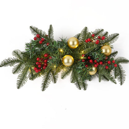 Outdoor Lighted Swag