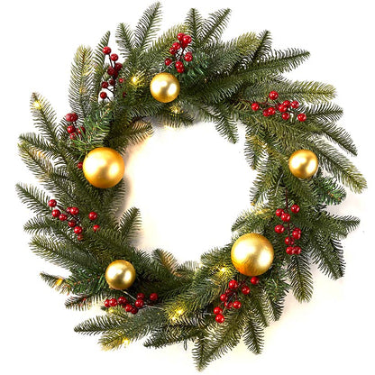 Outdoor Lighted Wreath