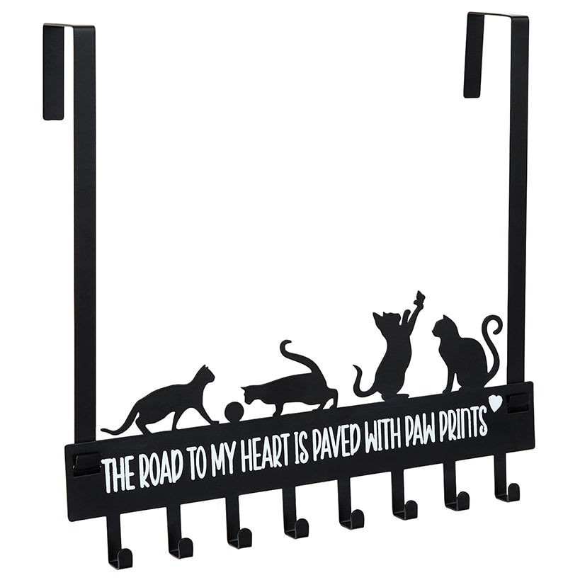 Over The Door Hooks With Pet Sentiment - Cat or Dog