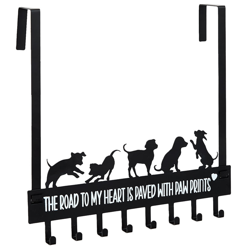Over The Door Hooks With Pet Sentiment - Cat or Dog