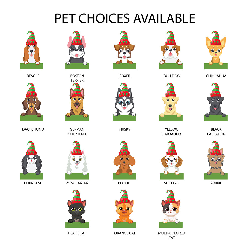 Personalized Little Elf Christmas Pet Coffee Mug