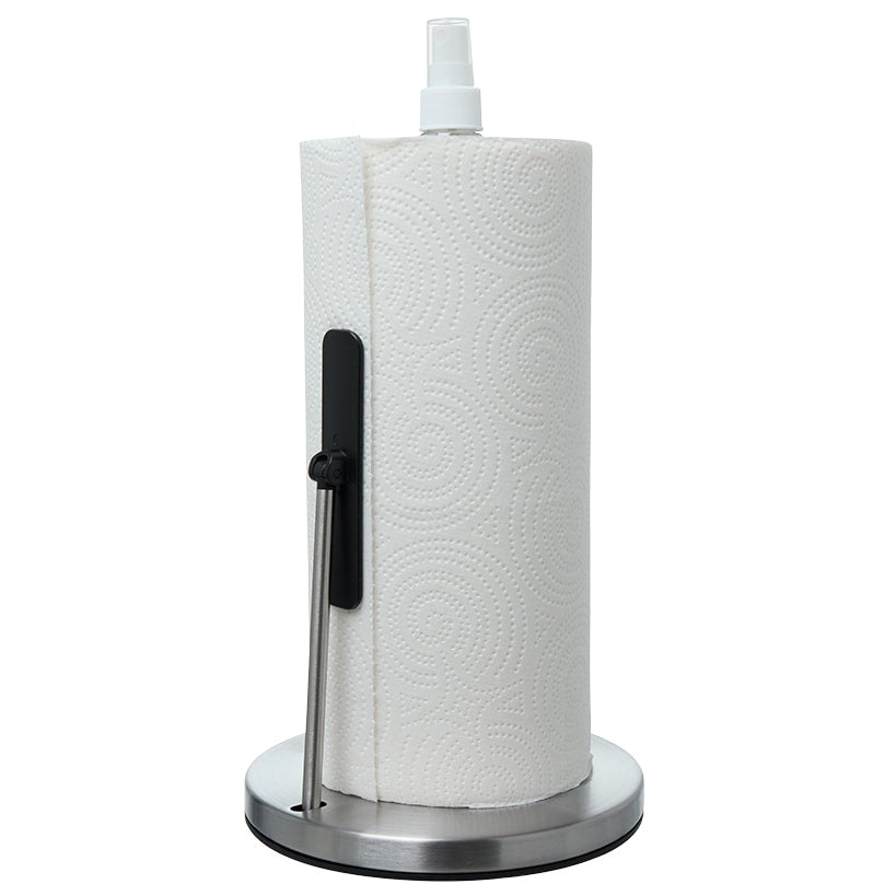 Paper Towel Holder with Spray Bottle