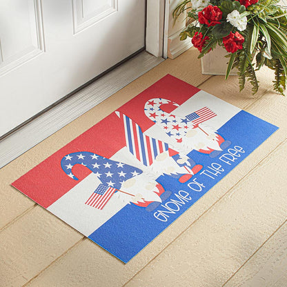 Patriotic Gnomes Doormat