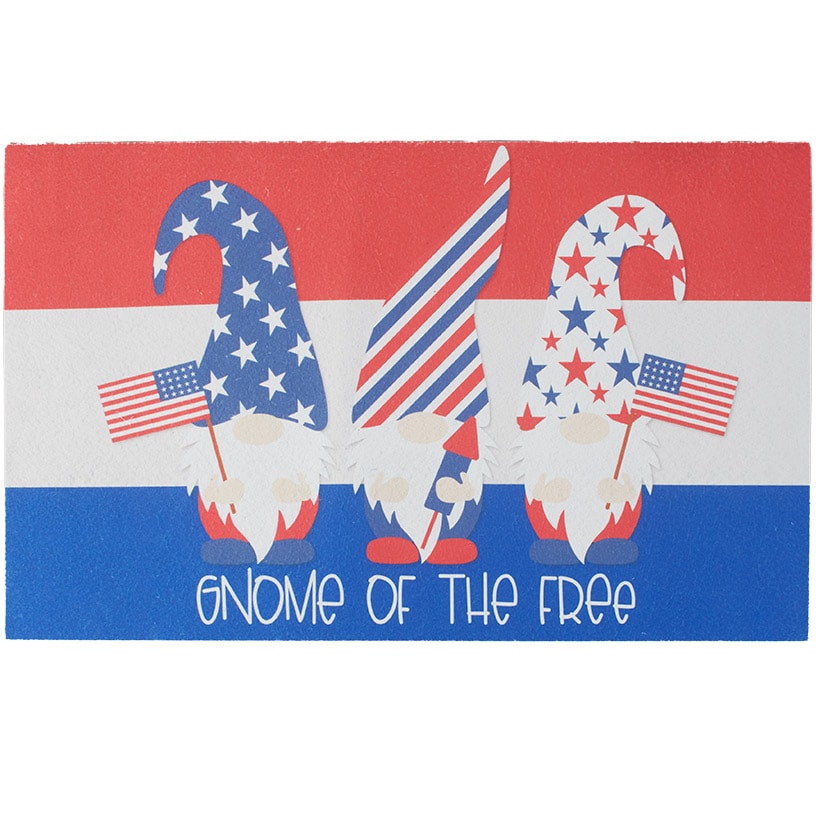 Patriotic Gnomes Doormat