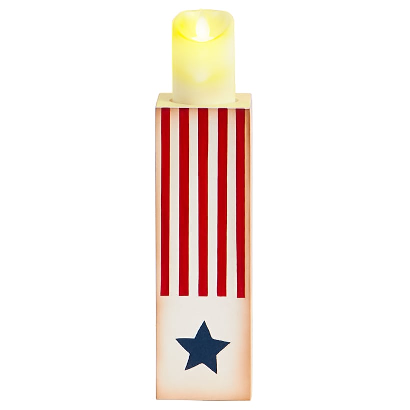 Patriotic LED Candle Set