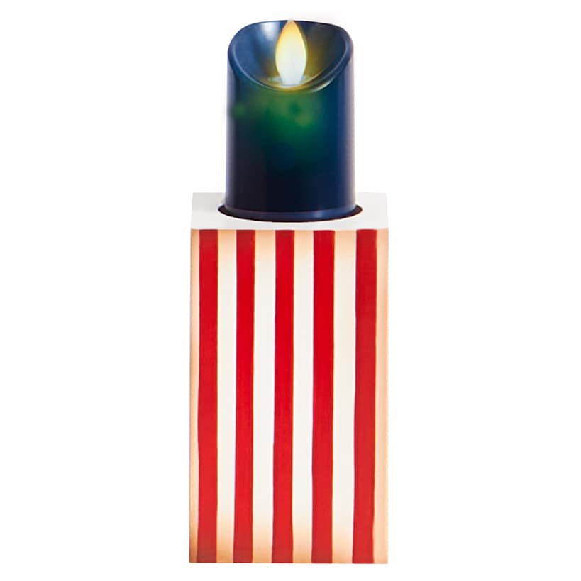Patriotic LED Candle Set