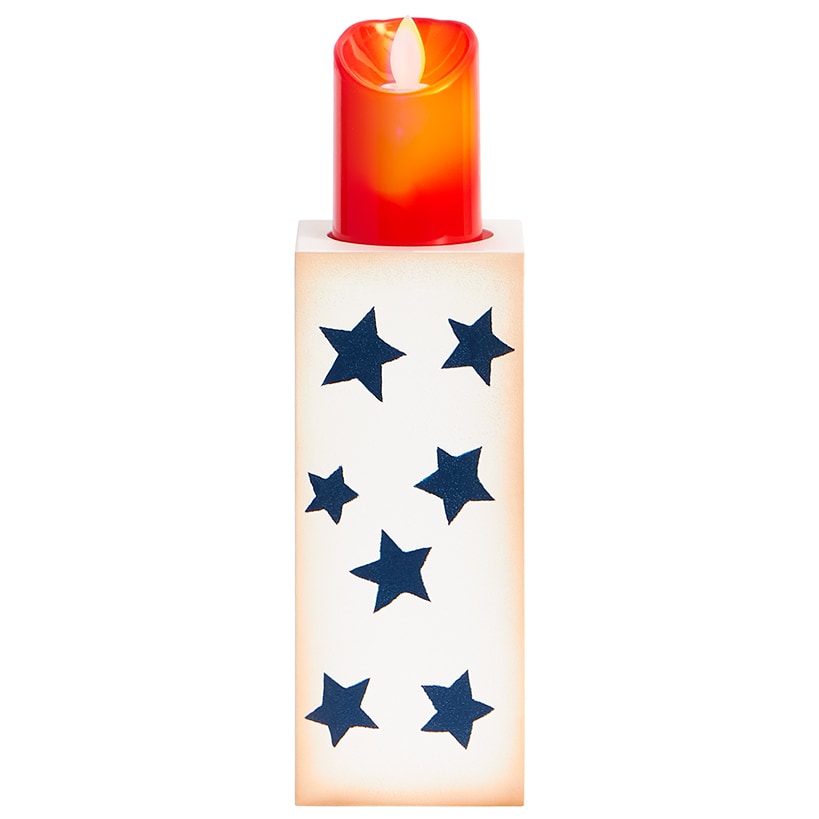 Patriotic LED Candle Set