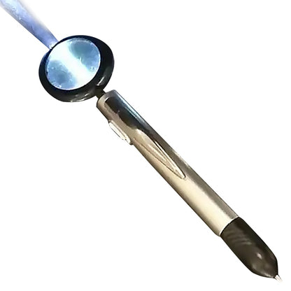 Portable Pen with Magnifier and LED Light 3 in 1