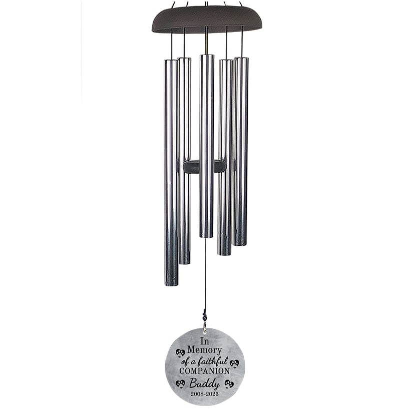 Personalized Pet Memorial Windchime 30"