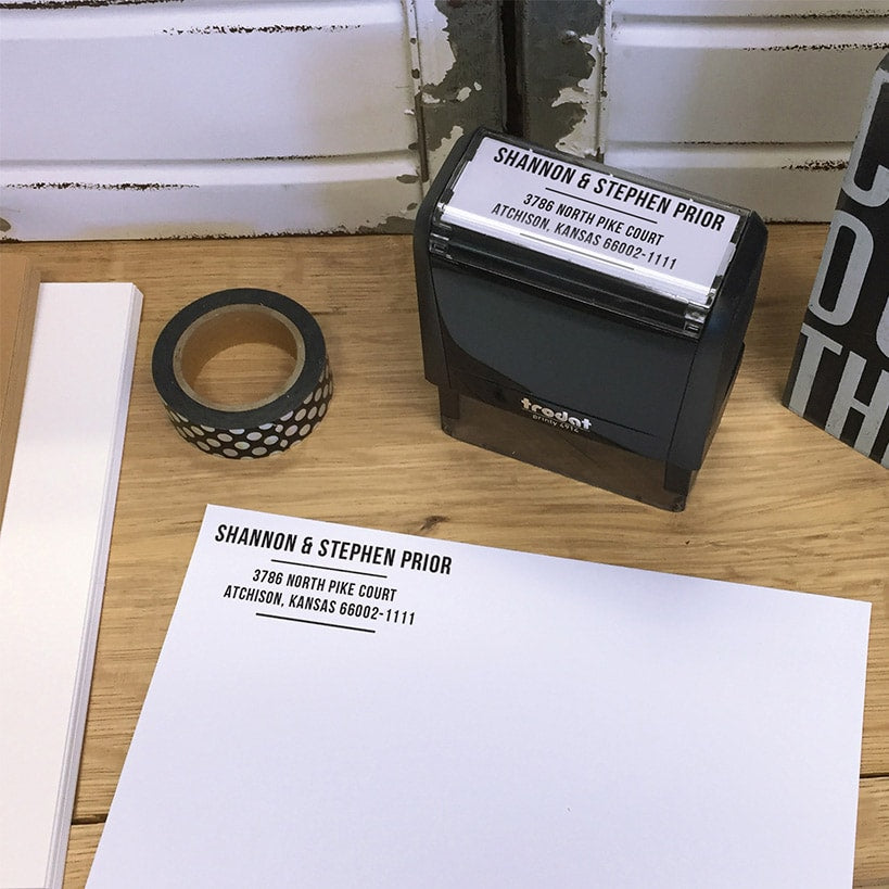 Personalized Self Inking Address Stamps