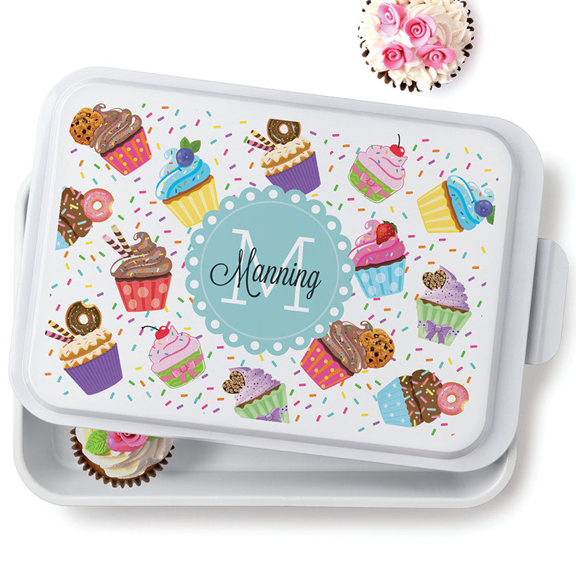 Personalized Cake Pan with Lid