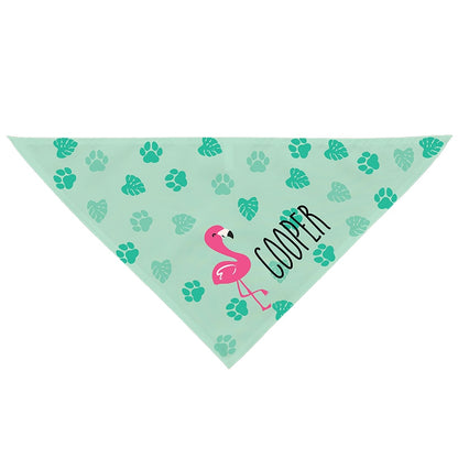 Personalized Dog Bandana Flamingo