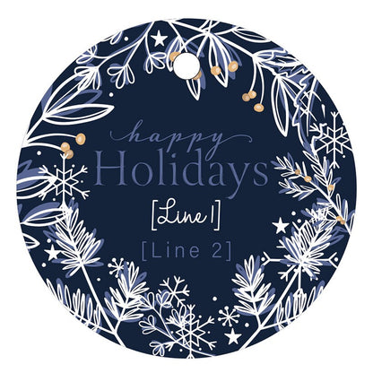 Personalized Frosted Glass Ornament