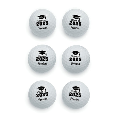 Personalized Name Golf Balls Set of 6