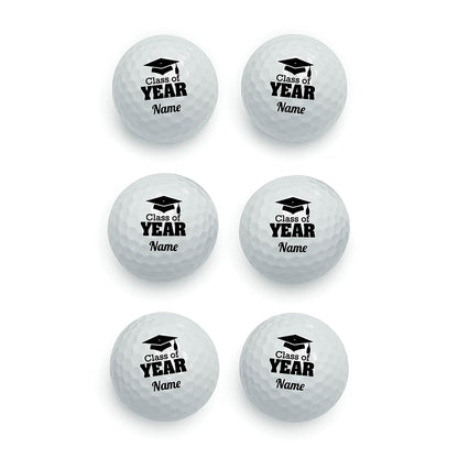 Personalized Name Golf Balls Set of 6