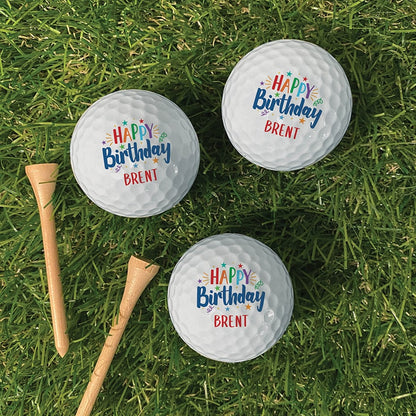 Personalized Name Golf Balls Set of 6