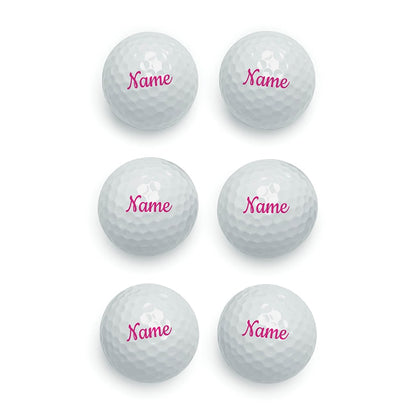 Personalized Name Golf Balls Set of 6