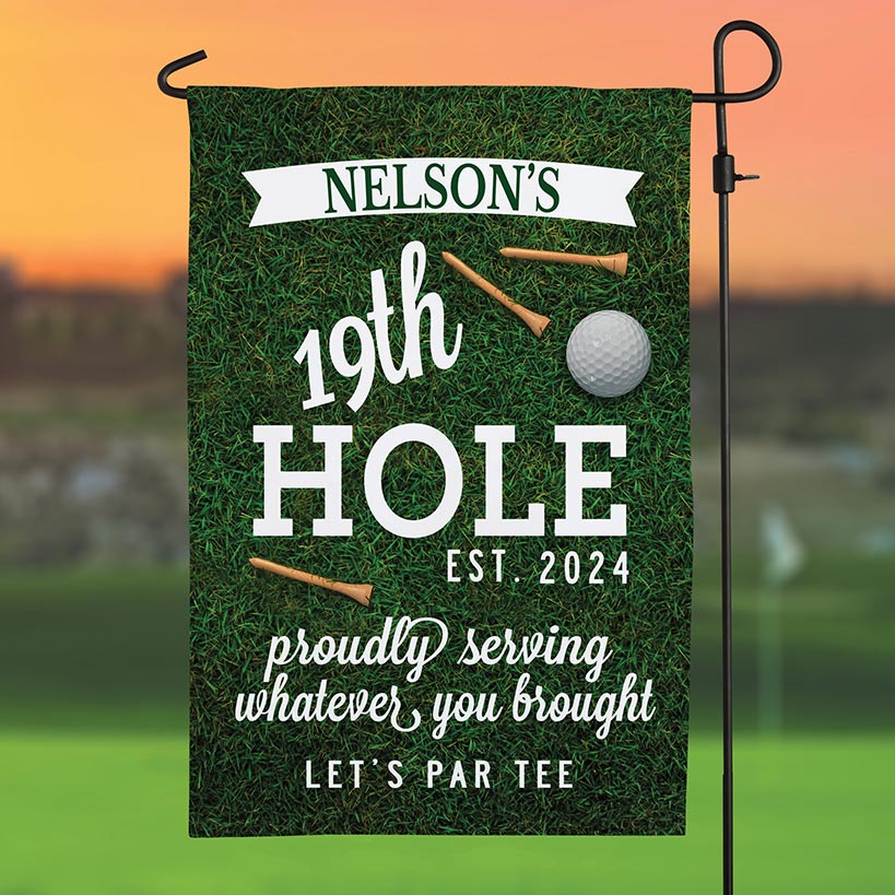 Personalized Golf Garden Flag