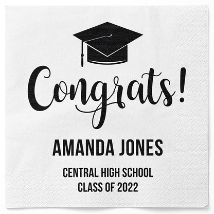 Personalized Graduation Napkins
