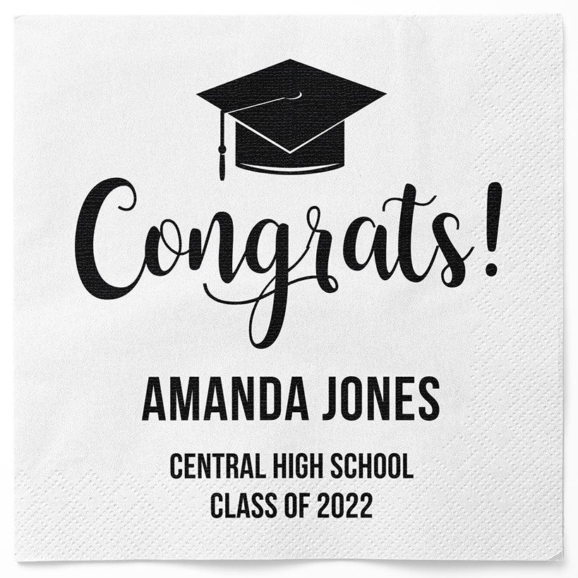 Personalized Graduation Napkins#select-count_100-ct.