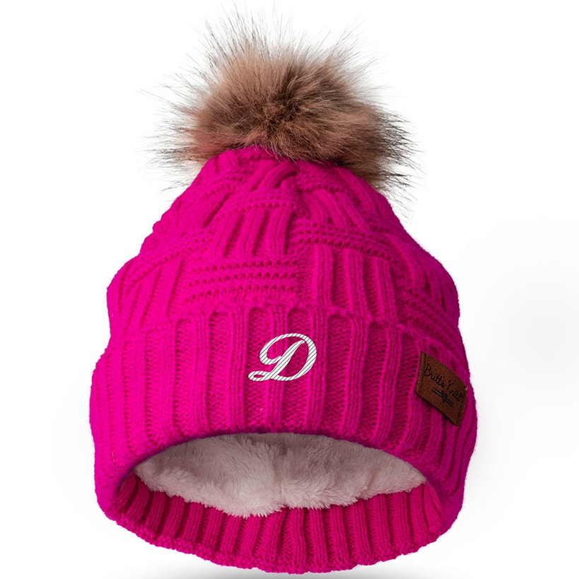 Personalized Initial Adult Knit Hat