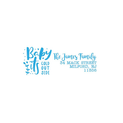 Personalized Christmas Self Inking Stamps