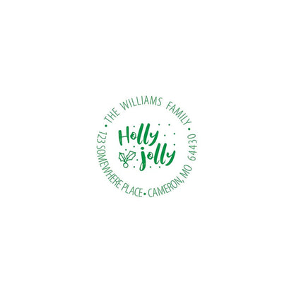 Personalized Christmas Self Inking Stamps