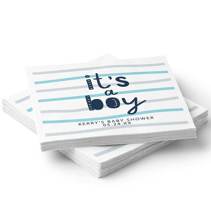 Personalized It's a Boy Napkins