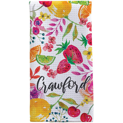 Personalized Spring Kitchen Towels
