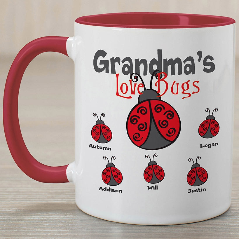 Personalized Love Bug Mug